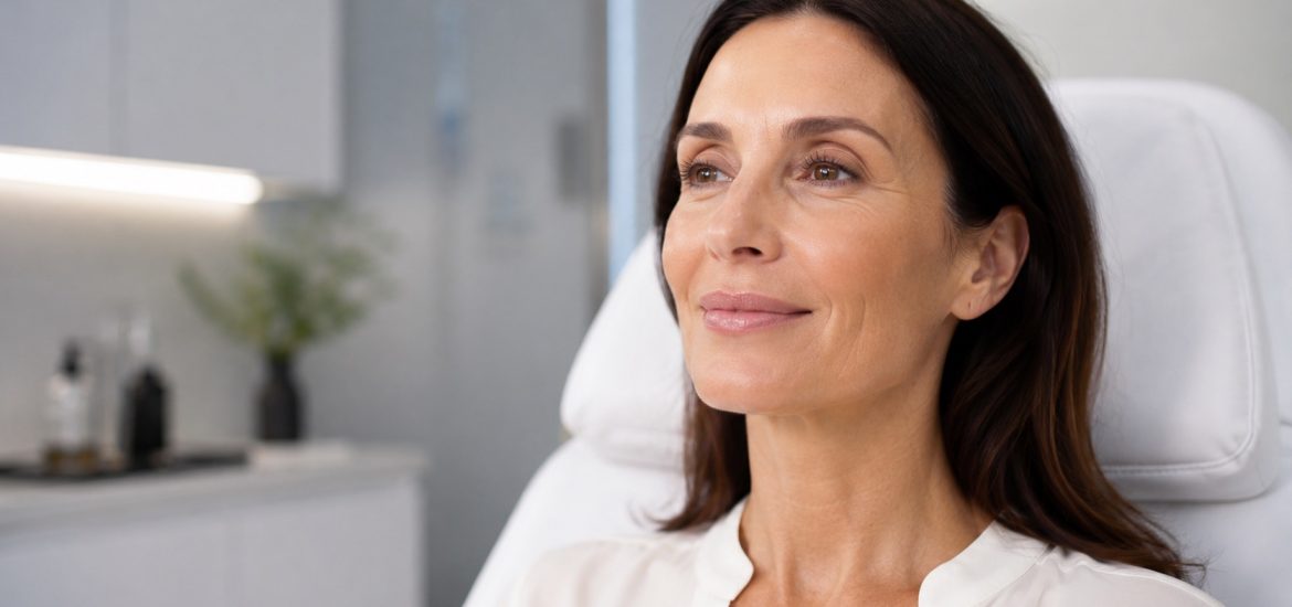 Profhilo Treatment in Reading Woman with smooth radiant skin following a Profhilo treatment in Reading
