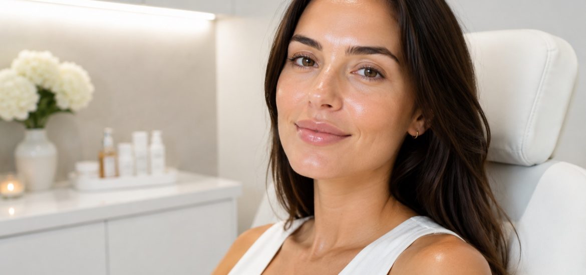 Skin Booster Treatments in Reading Woman with hydrated glowing skin after a skin booster treatment in Reading